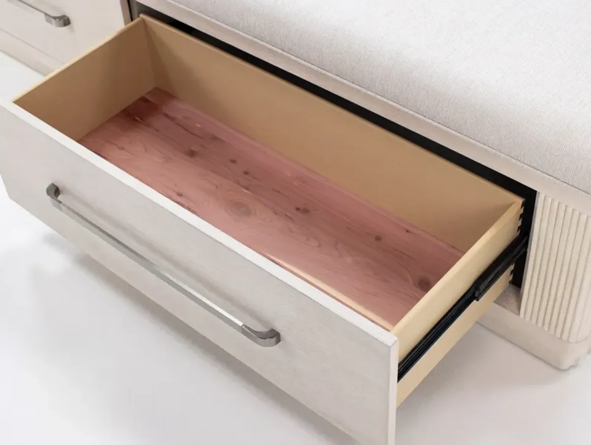 Evianna Queen Panel Storage Bed