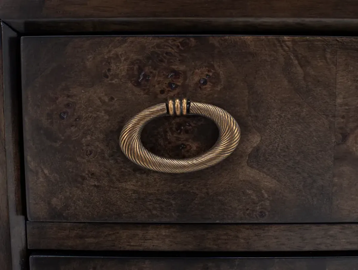 Julian Three Drawer Nightstand