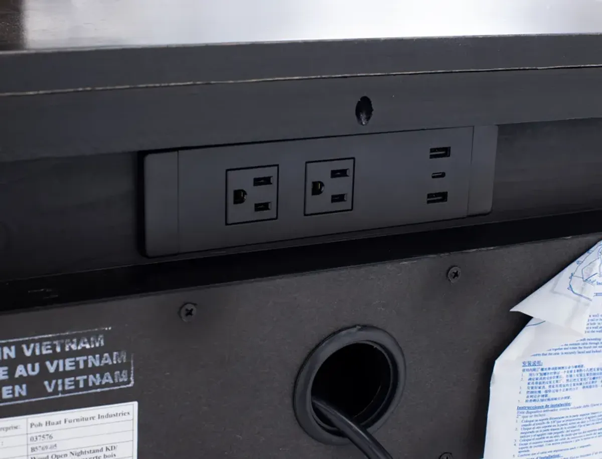 Julian Three Drawer Nightstand