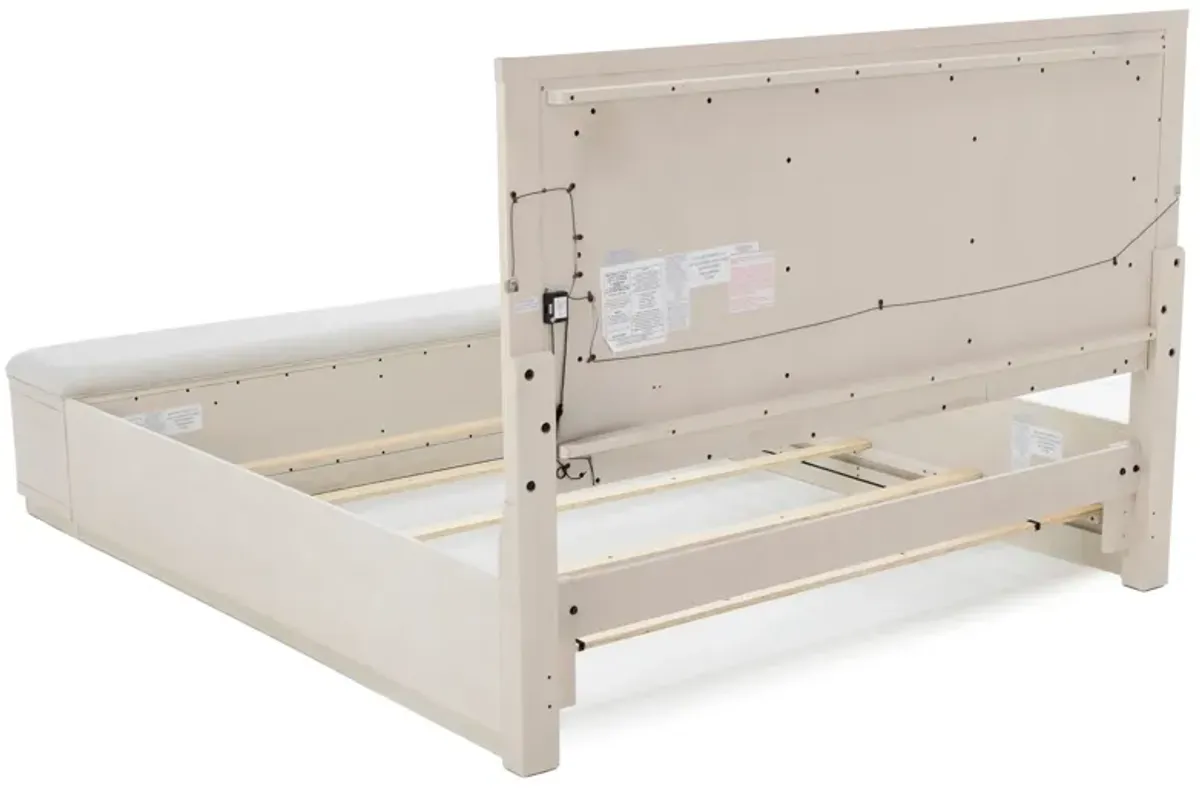 Evianna King Panel Storage Bed