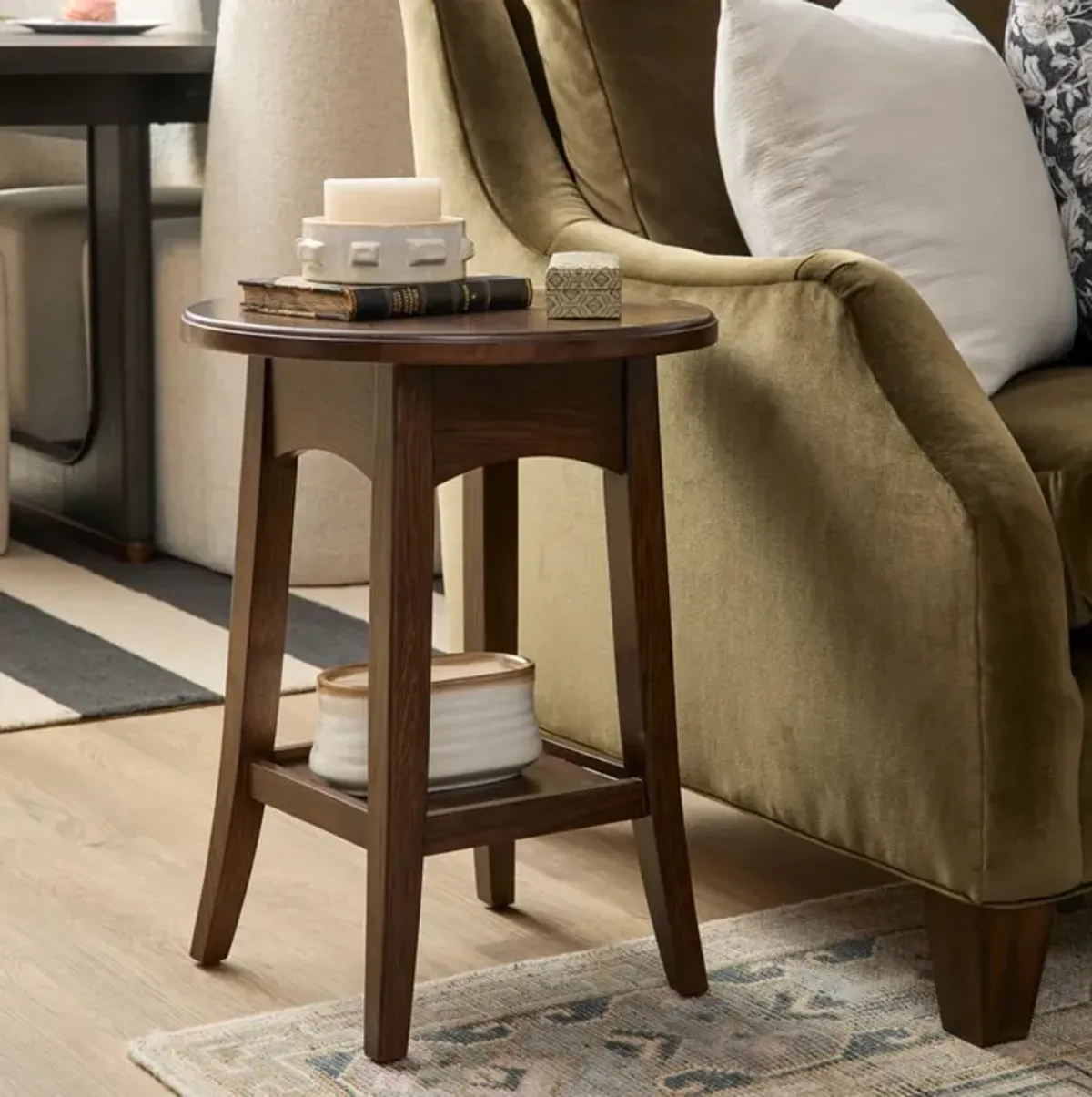 Sylvie Round Chairside Table