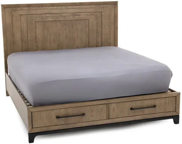 Lincoln Queen Panel Storage Bed