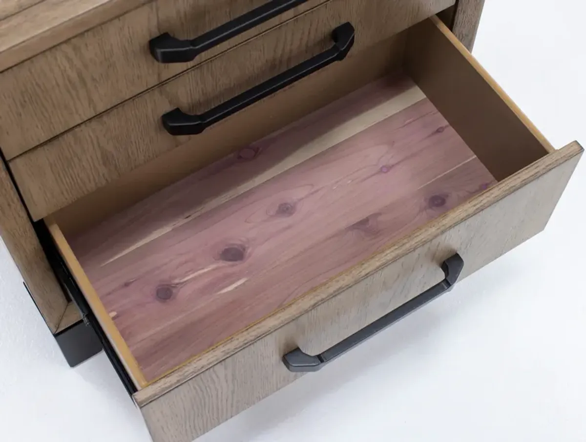 Lincoln Three Drawer Nightstand