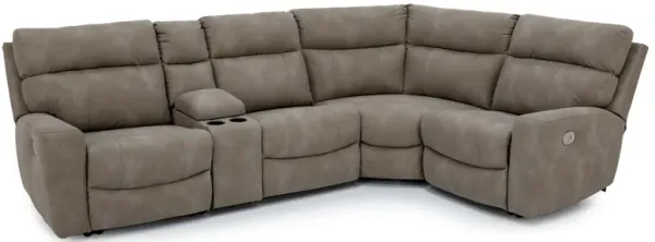 Millennial 5-Pc. Power Headrest Zero Gravity Wall Saver Reclining Modular-Chair Variant in Sand