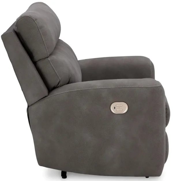 Millennial Power Headrest Zero Gravity Wall Saver Recliner in Slate