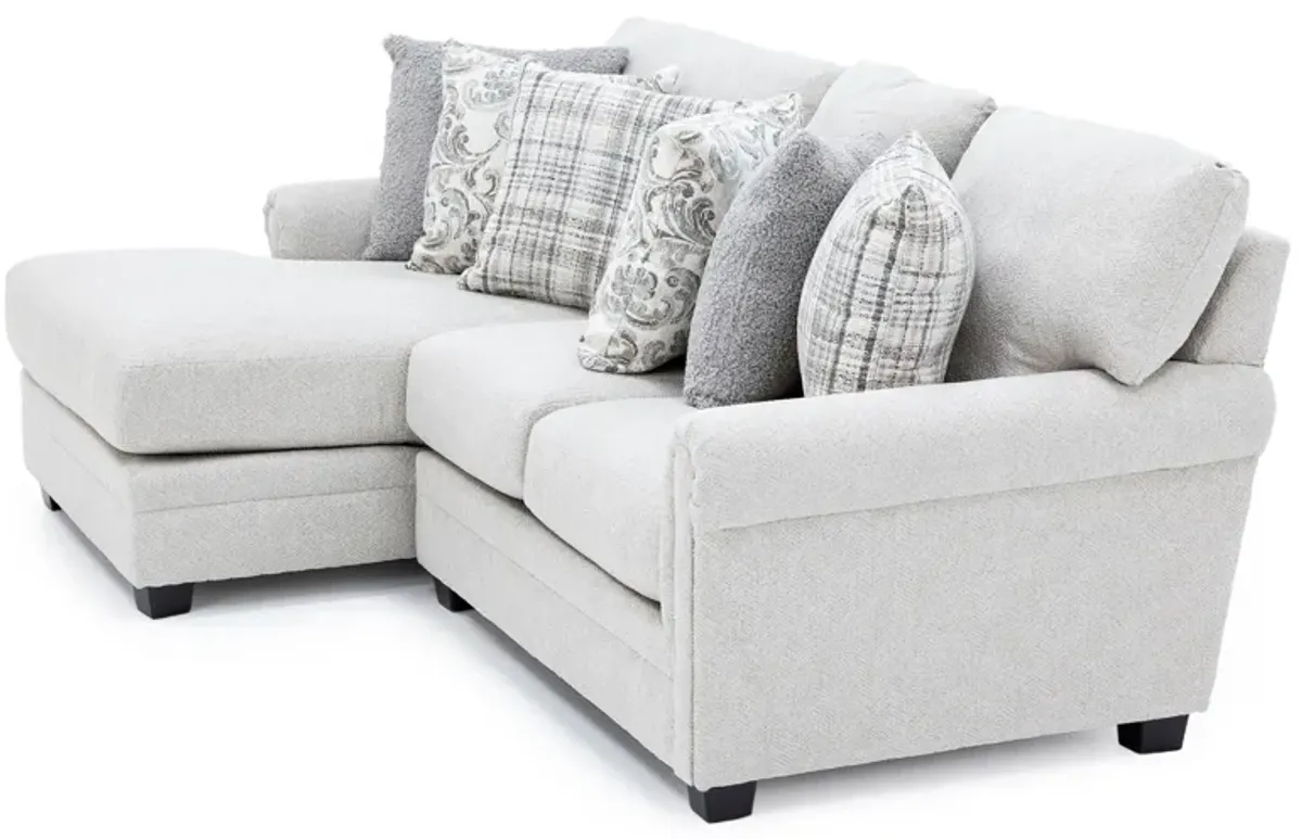 Dixie 2-Pc. Chaise Sofa In 26 Linen In Left-Facing