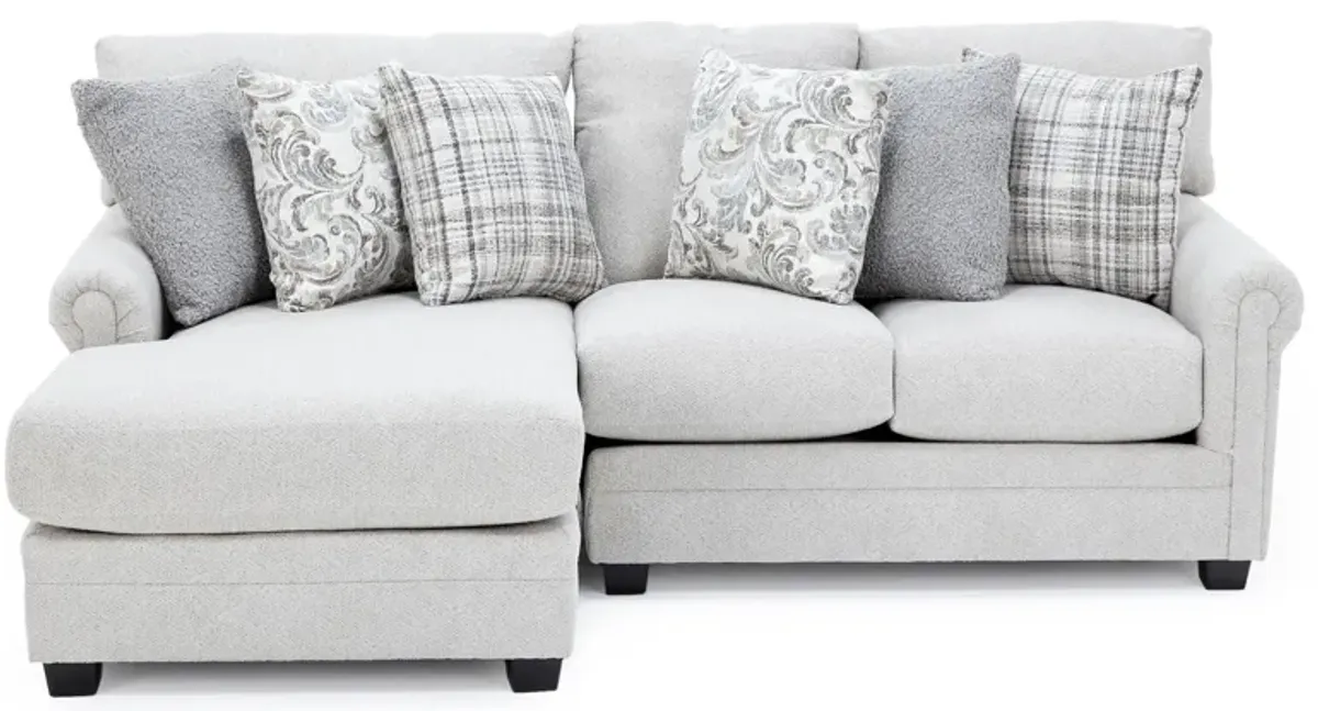 Dixie 2-Pc. Chaise Sofa In 26 Linen In Left-Facing