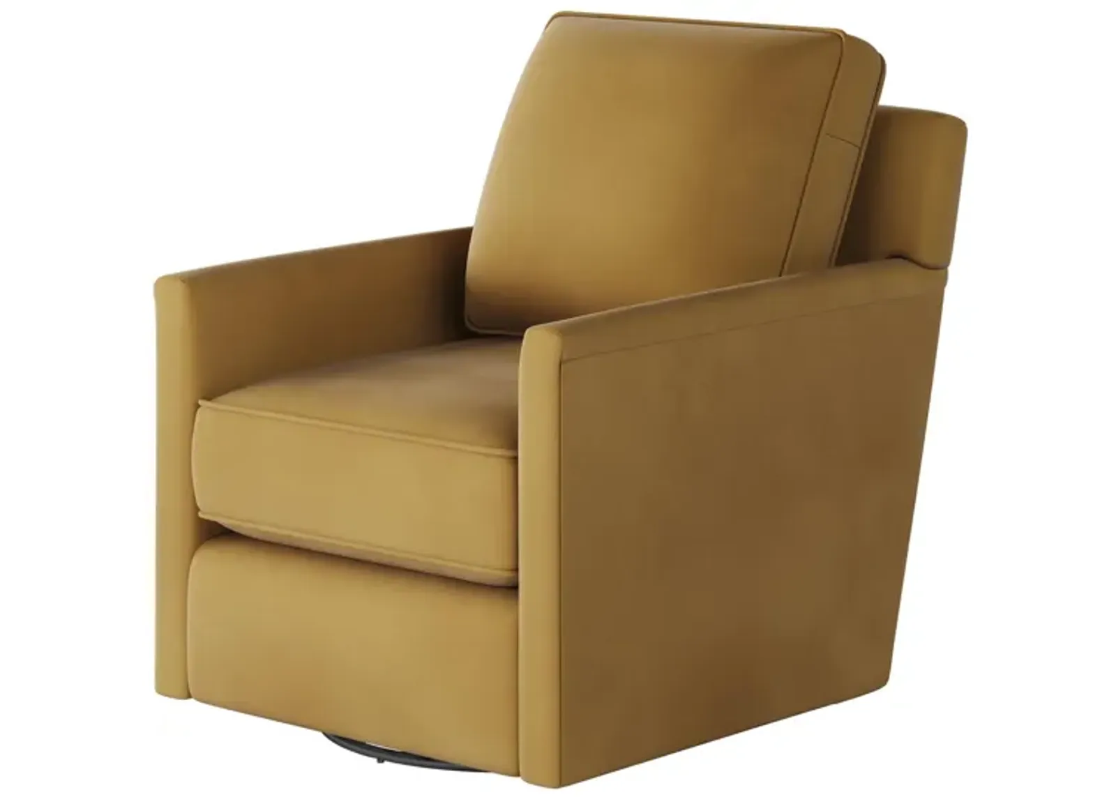 Fawn Swivel Glider Accent Chair in Harvest