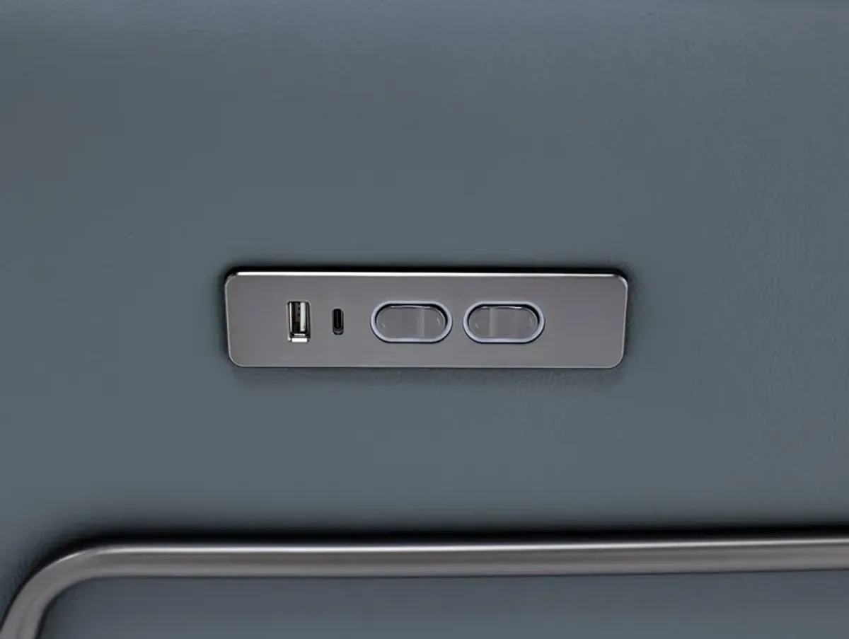 Axl Leather Power Headrest Recliner