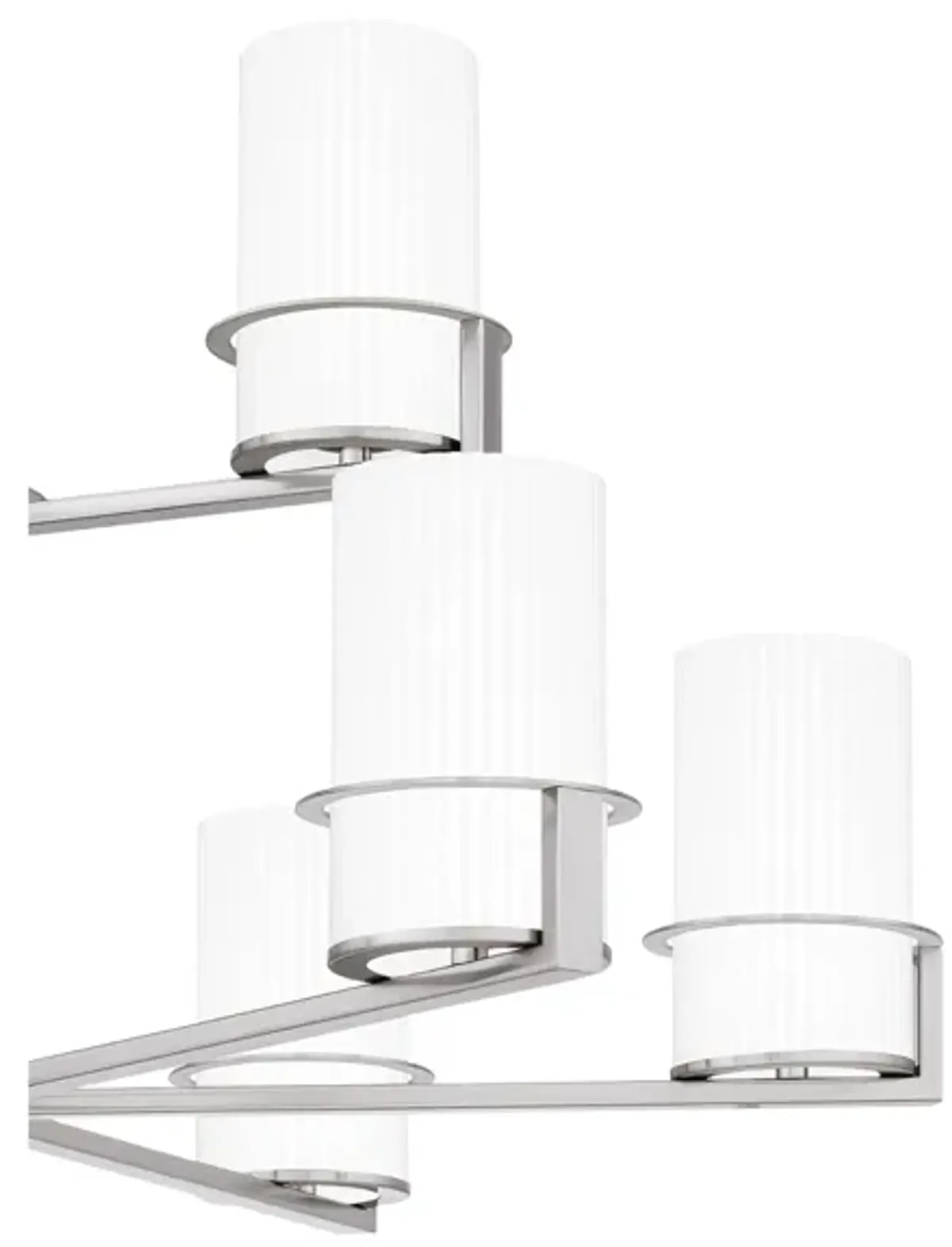 Seymoure Brushed Nickel Chandelier 30.5" X 32.5" X 32.5"D