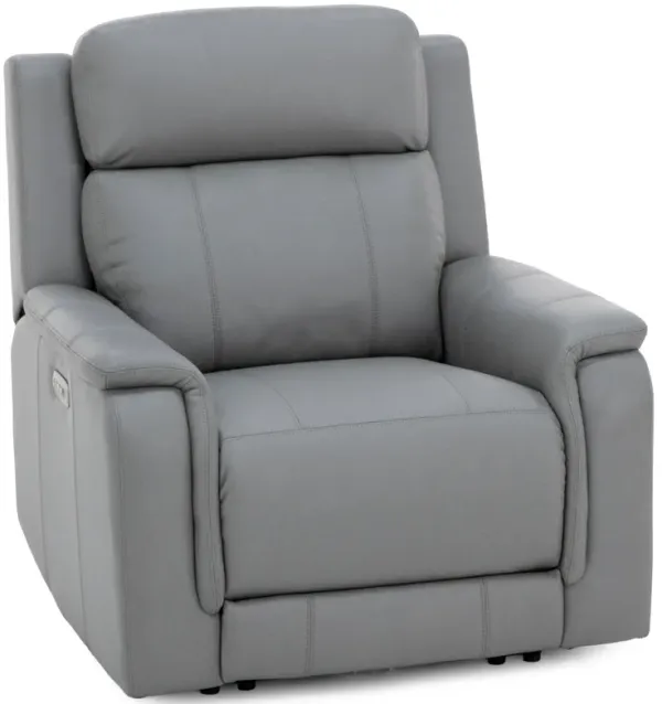 Elizabeth Power Headrest Zero Gravity Recliner in Smoke