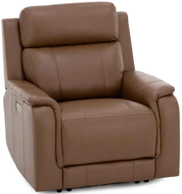 Elizabeth Power Headrest Zero Gravity Recliner in Saddle