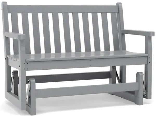 Traditional Garden 48" Glider in Slate Grey