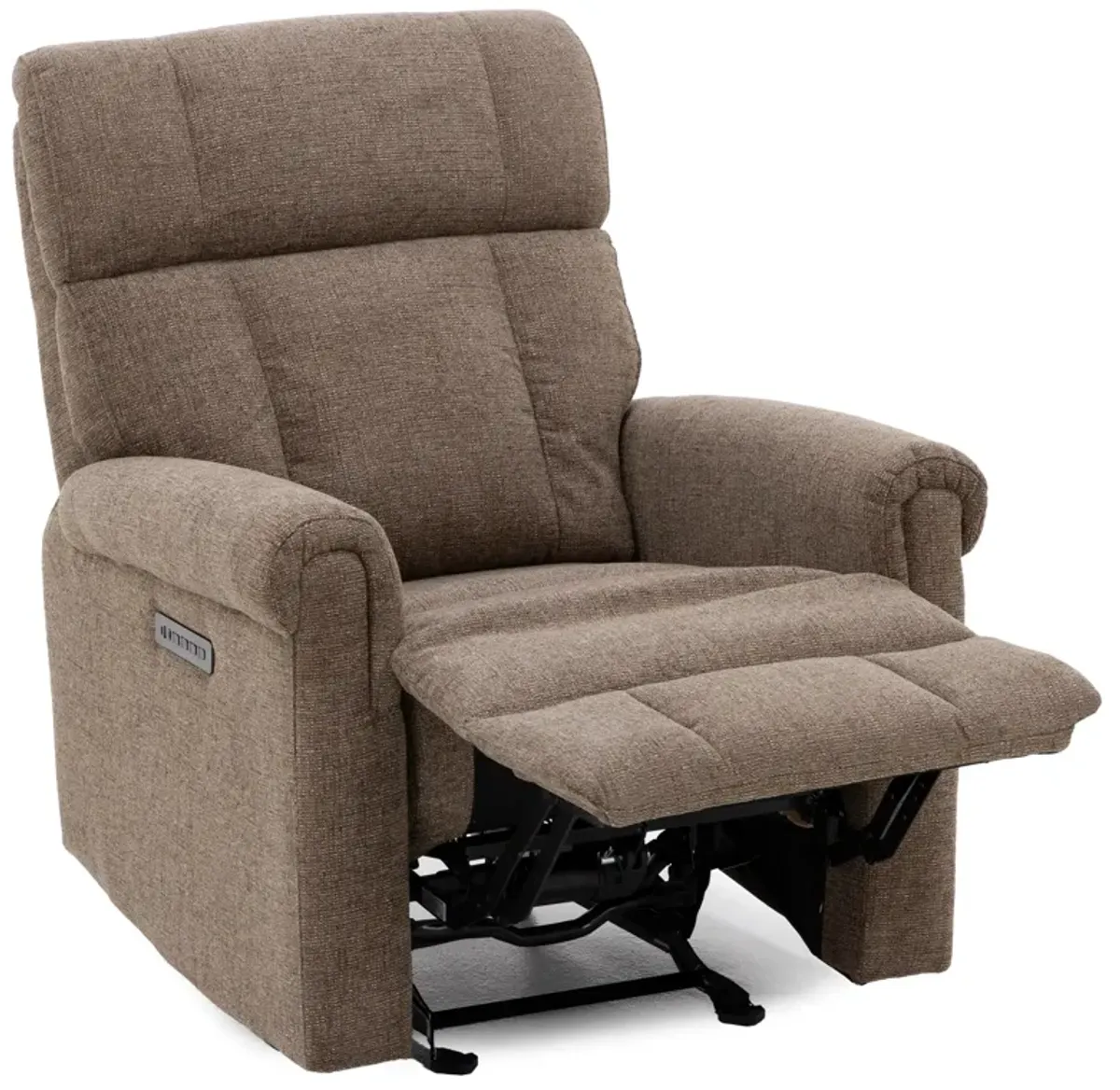 Flexsteel Perfect Match Classic Fully Loaded Glider Recliner in Jasper