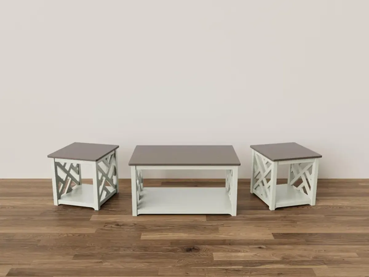 Chippendale Coffee Table in Sand/Kona