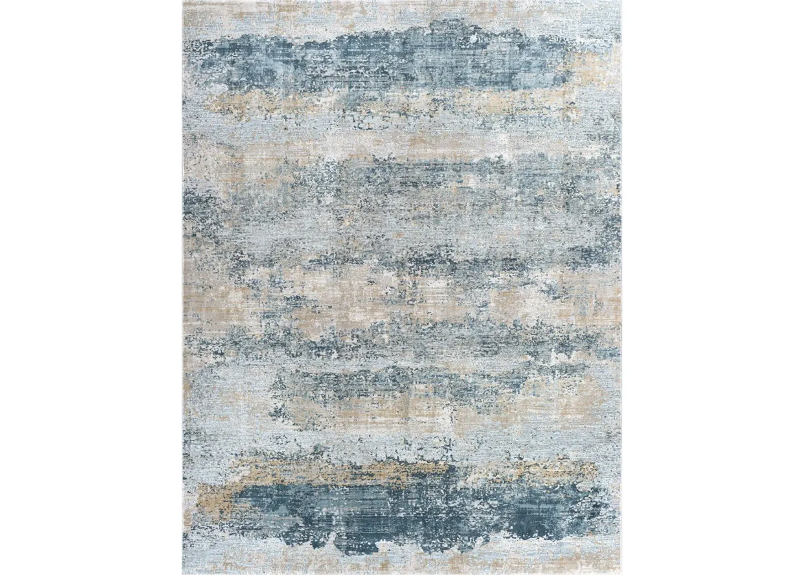 Brunswick Blue/Taupe Area Rug 5'W x 7'5"L