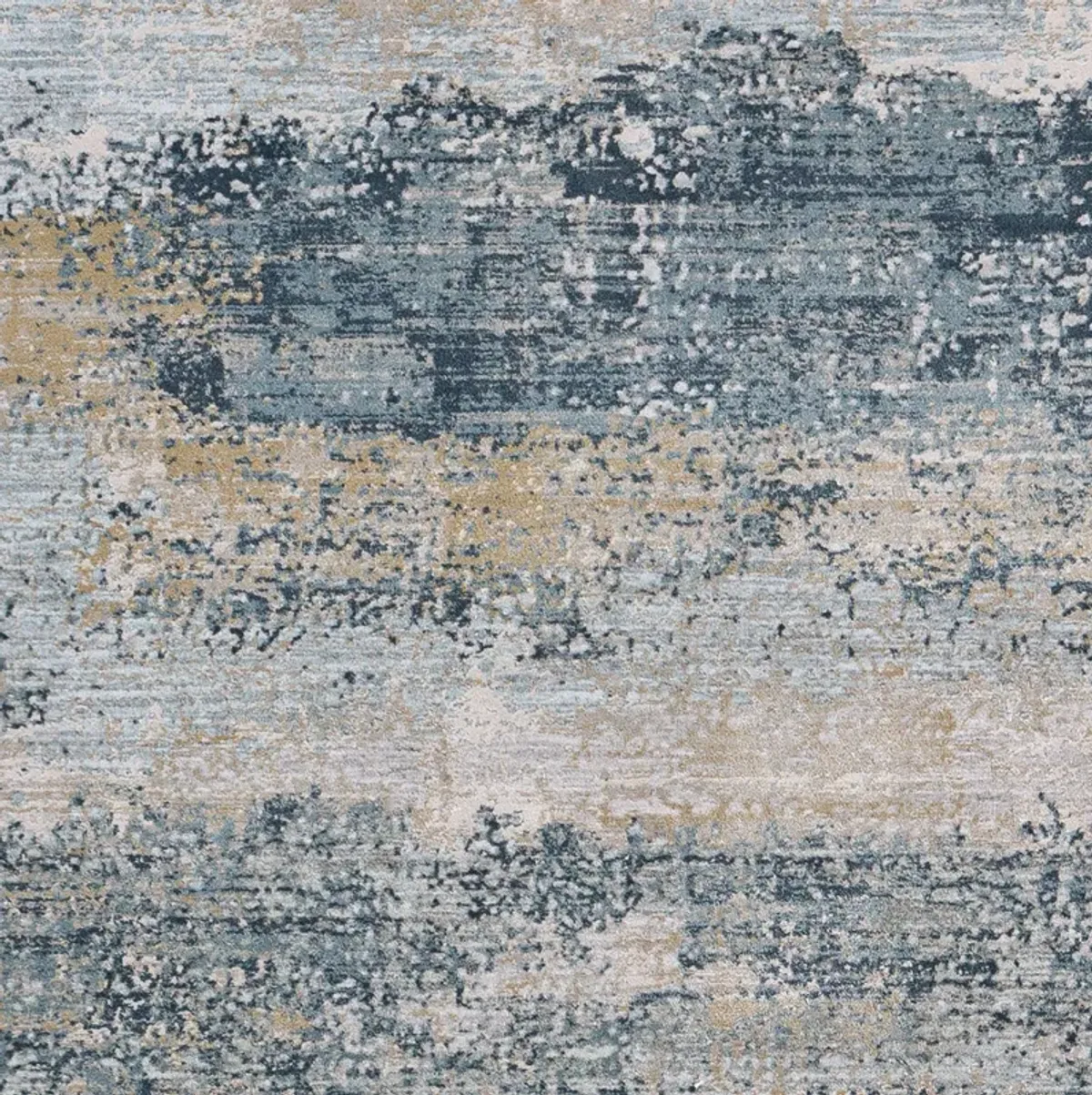 Brunswick Blue/Taupe Area Rug 7'10"W x 10'3"L