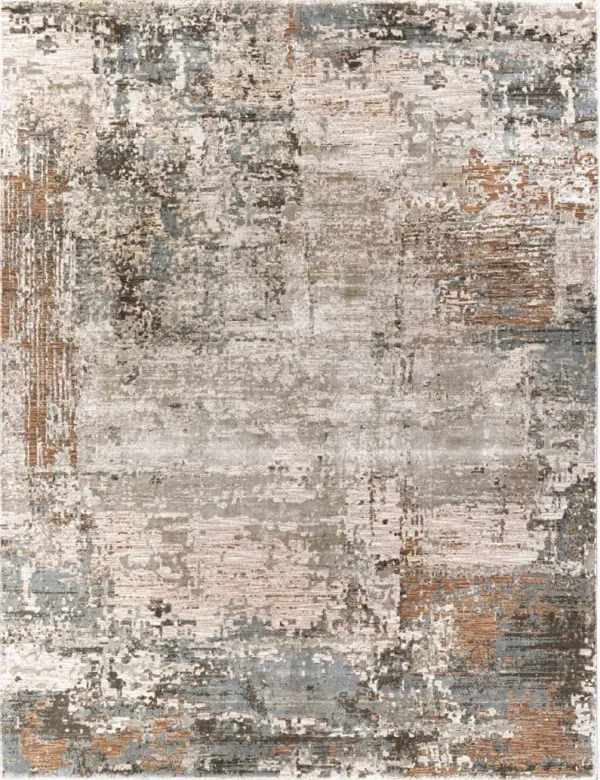 Brunswick Sage/Charcoal Abstract Area Rug 7'10"W x 10'3"L