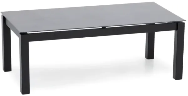 Mode Rectangular Coffee Table in Onyx with Carbon Top