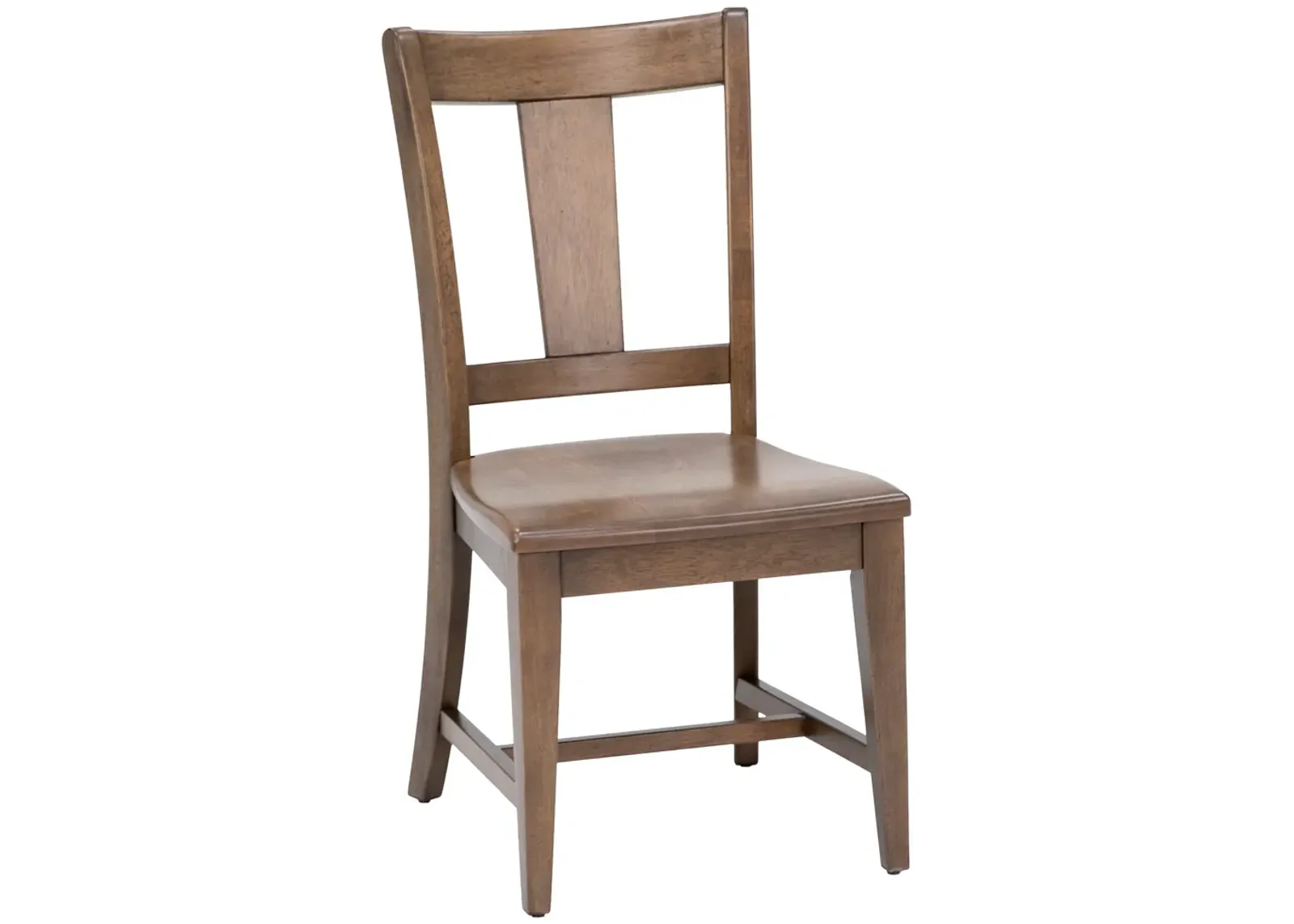 Kincaid Kafe Splat Back Side Chair Wood Seat