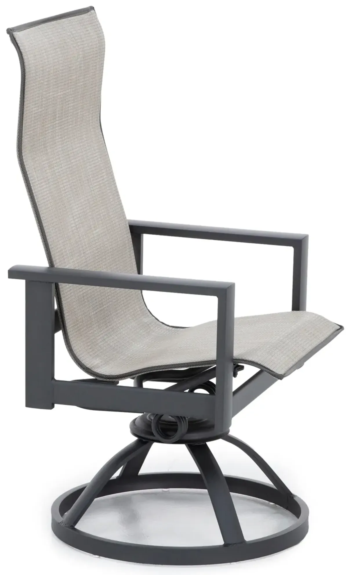 Elements High Back Swivel Rocker Dining Chair