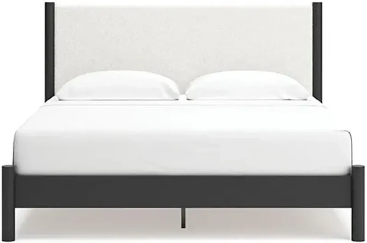 Hudson King Upholstered Panel Bed