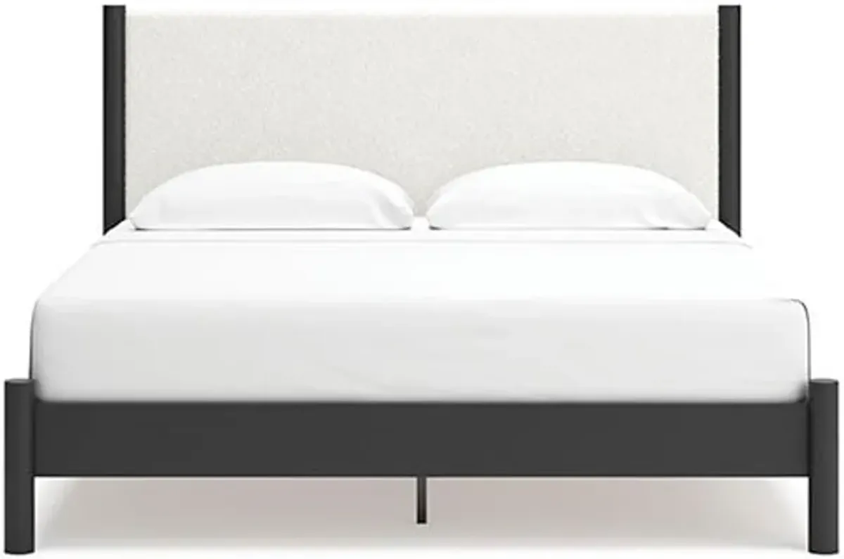 Hudson King Upholstered Panel Bed