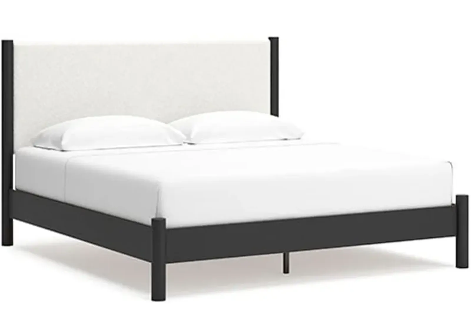 Hudson King Upholstered Panel Bed