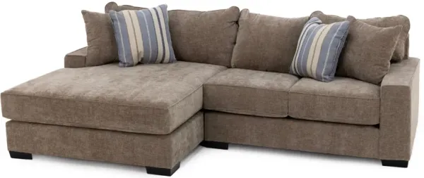 Odyssey 2-Pc. Chaise Sofa In Mink In Left-Facing