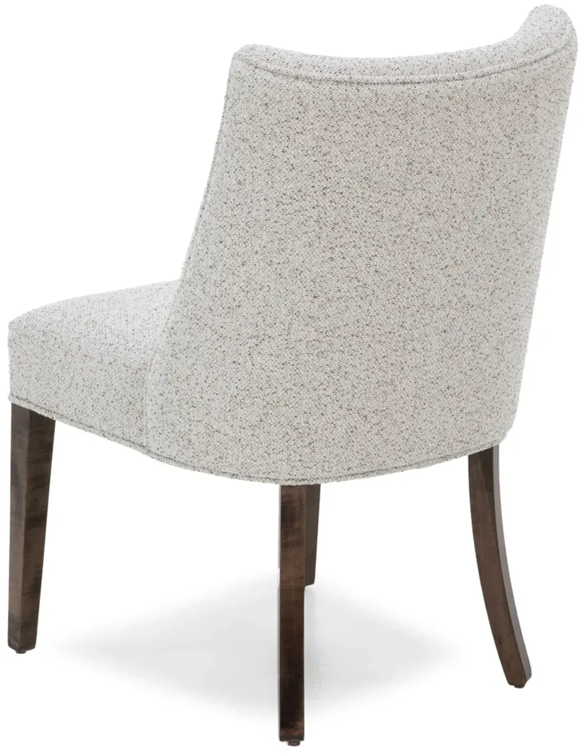 Mavin Grace Upholstered Side Chair With Performance Fabric In 409 Cocoa / 2007 Chitchat Hemp