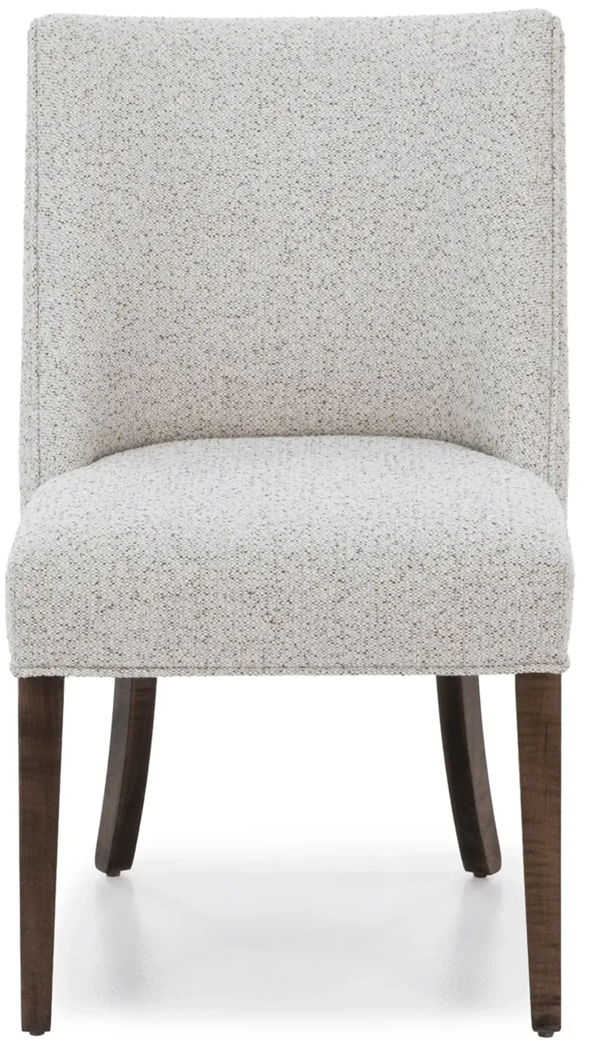 Mavin Grace Upholstered Side Chair With Performance Fabric In 409 Cocoa / 2007 Chitchat Hemp