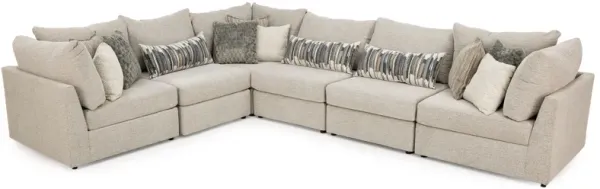 Harley 6-Pc. Modular In Prinsloo Whitewash