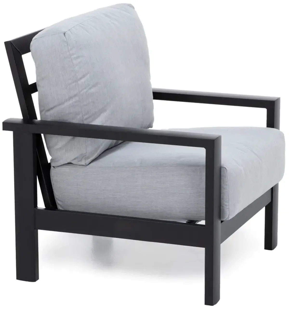 Elements Onyx/Canvas Granite Cushion Chat Chair