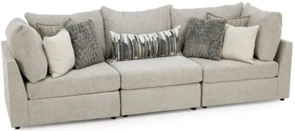 Harley 3-Pc. Sofa In Whitewash