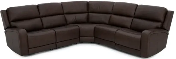 Harbor 5-Pc. Fully Loaded Reclining Modular With Heat and Massage