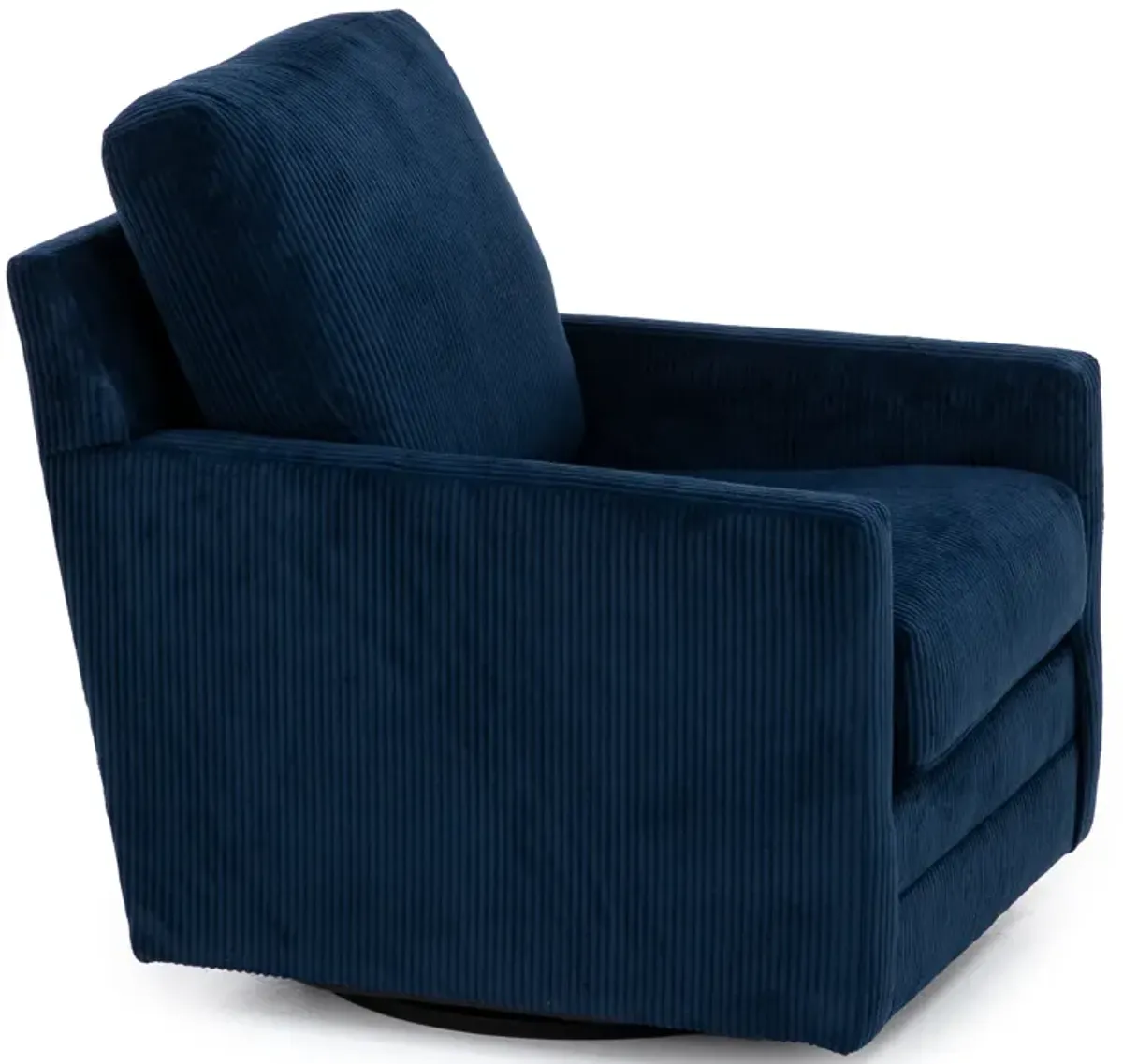 Wynn Swivel Chair in Navy