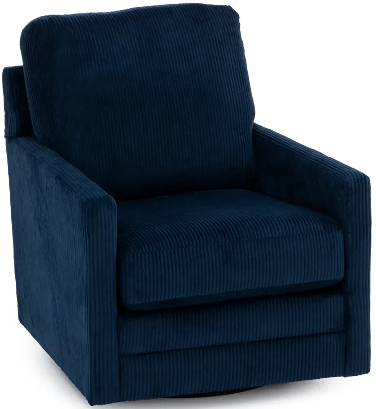 Wynn Swivel Chair in Navy