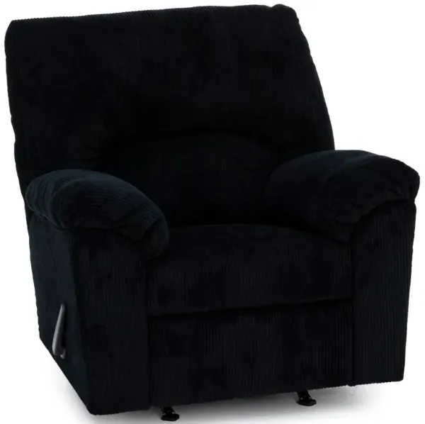 Wynn Rocker Recliner in Onyx