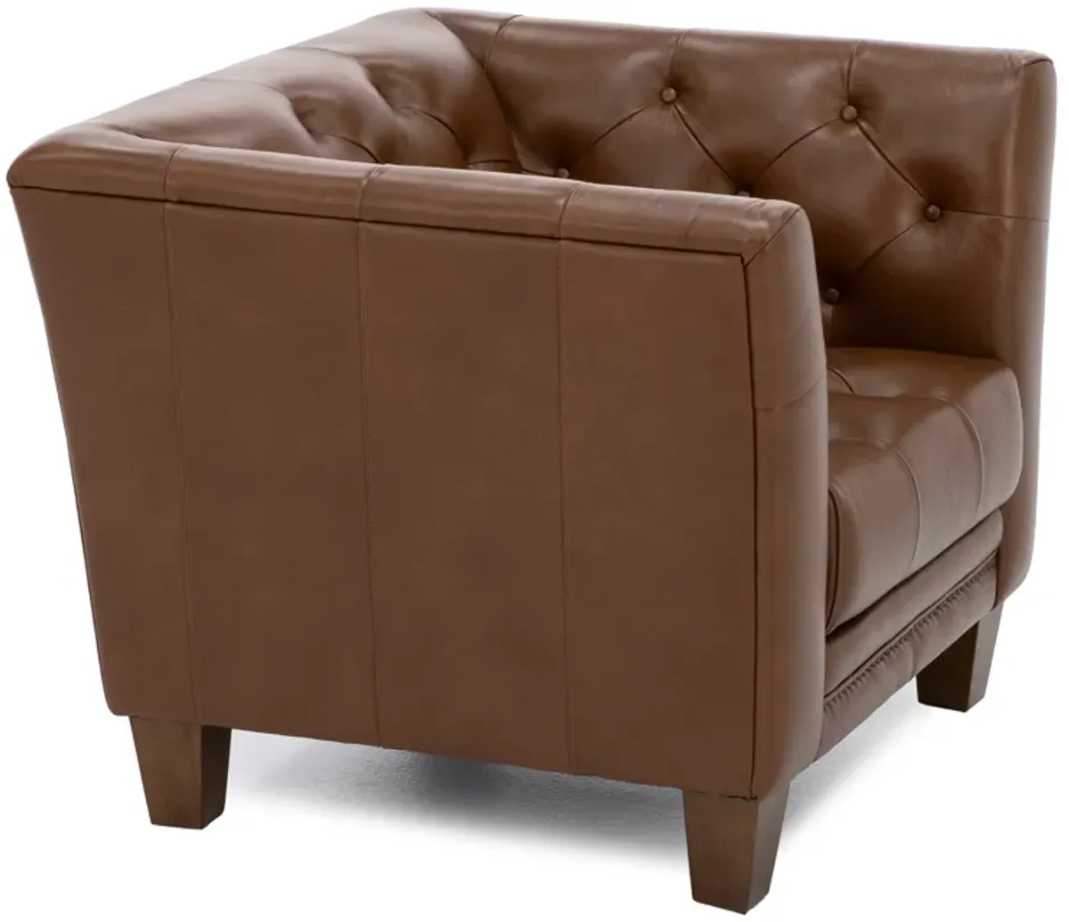 Westchester Leather Tufted Chair