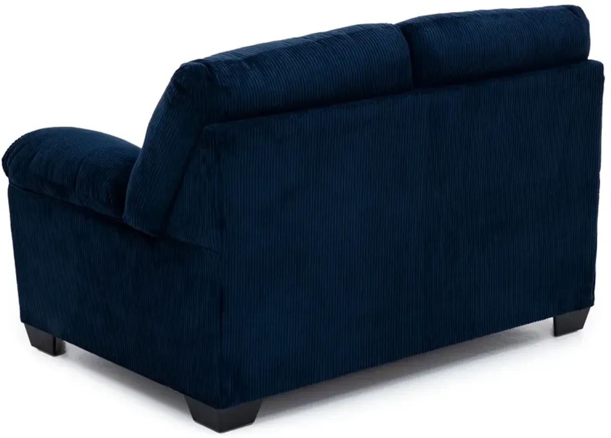 Wynn Loveseat in Navy