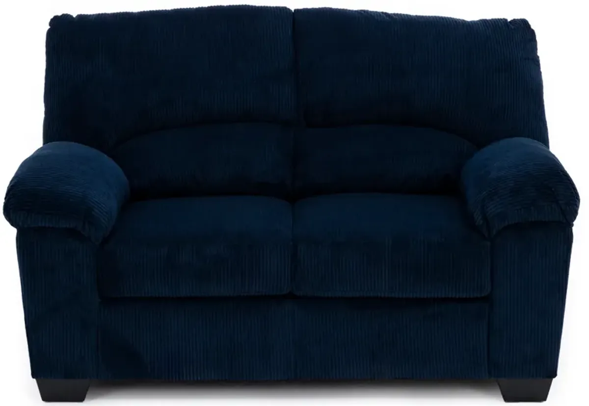 Wynn Loveseat in Navy