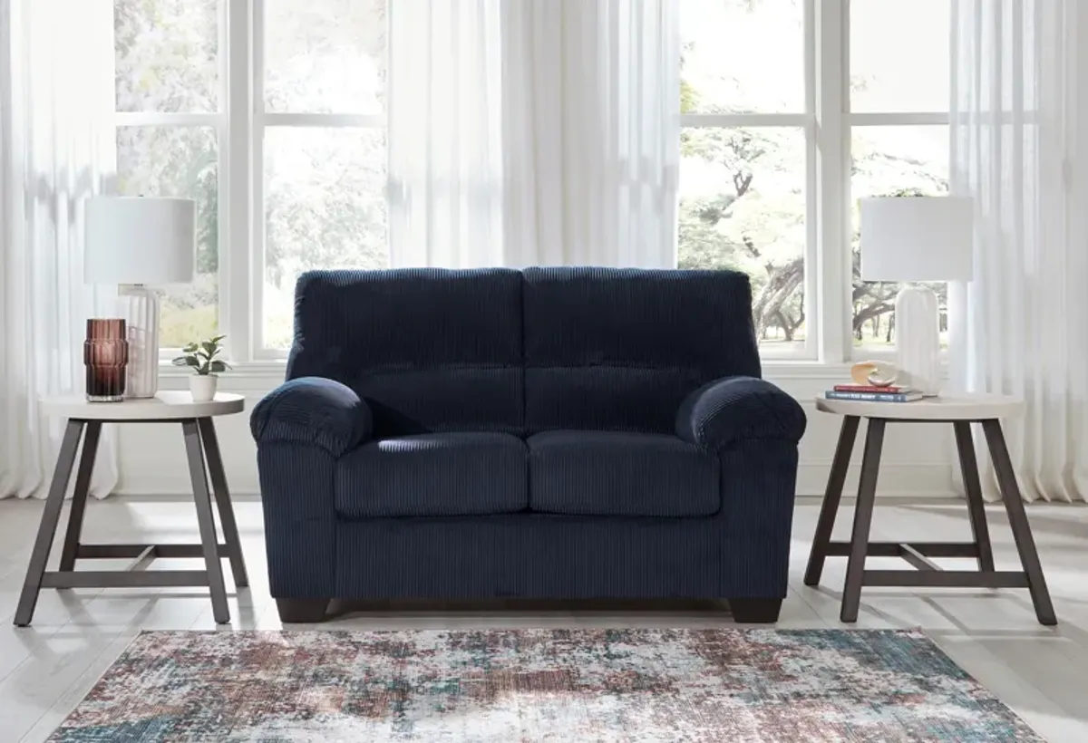 Wynn Loveseat in Navy