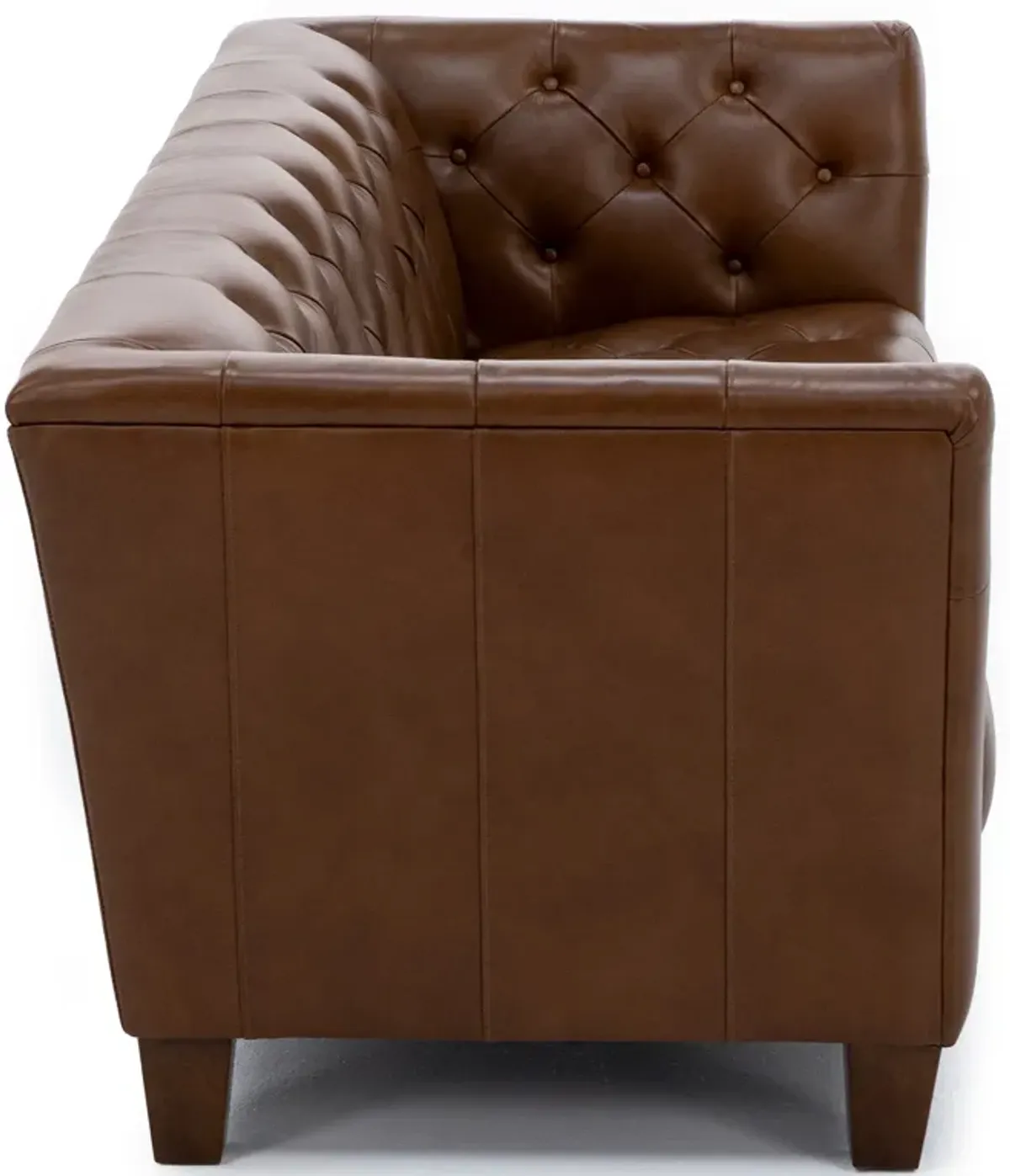 Westchester Leather Tufted Sofa