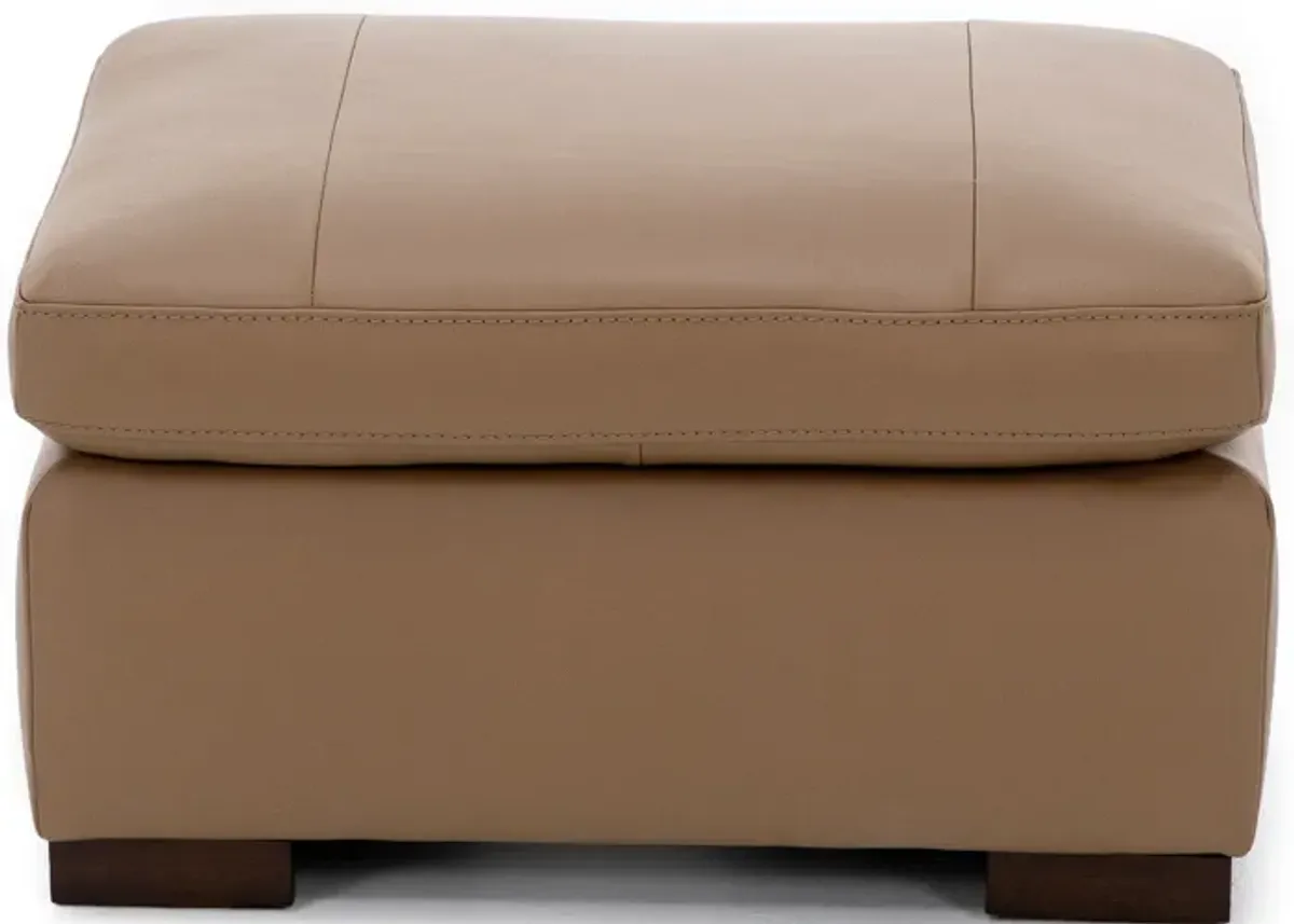 Luna Leather Ottoman