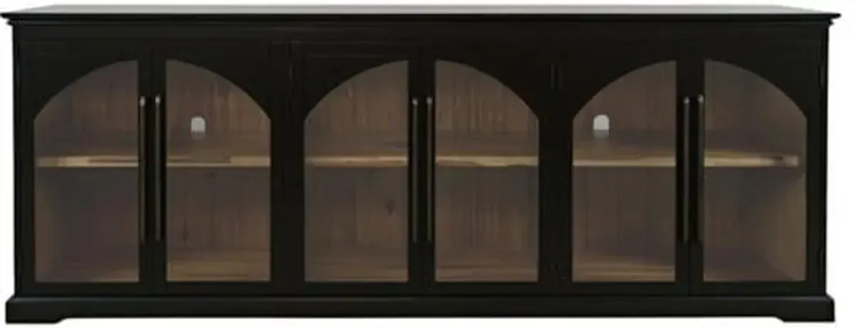 Essential Archuletta Black 6 Door Cabinet