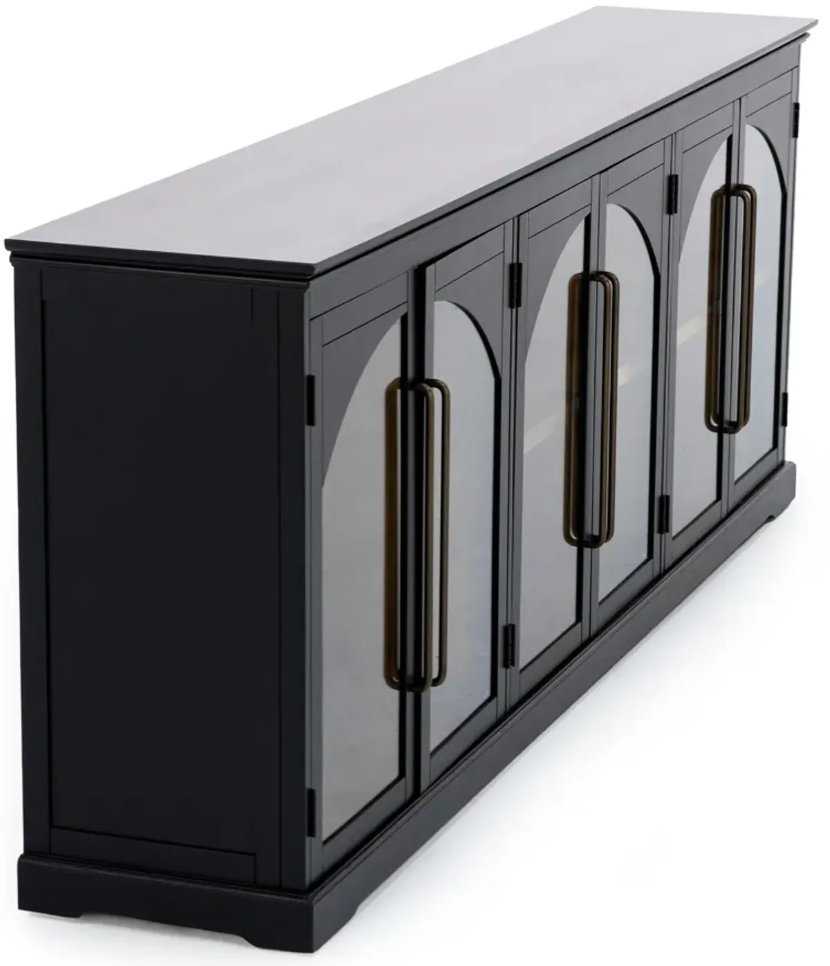 Essential Archuletta Black 6 Door Cabinet