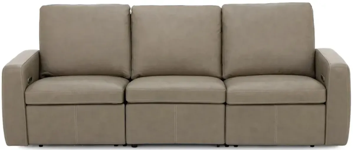 Allison 3-Pc. Leather Power Reclining Wall Saver Sofa