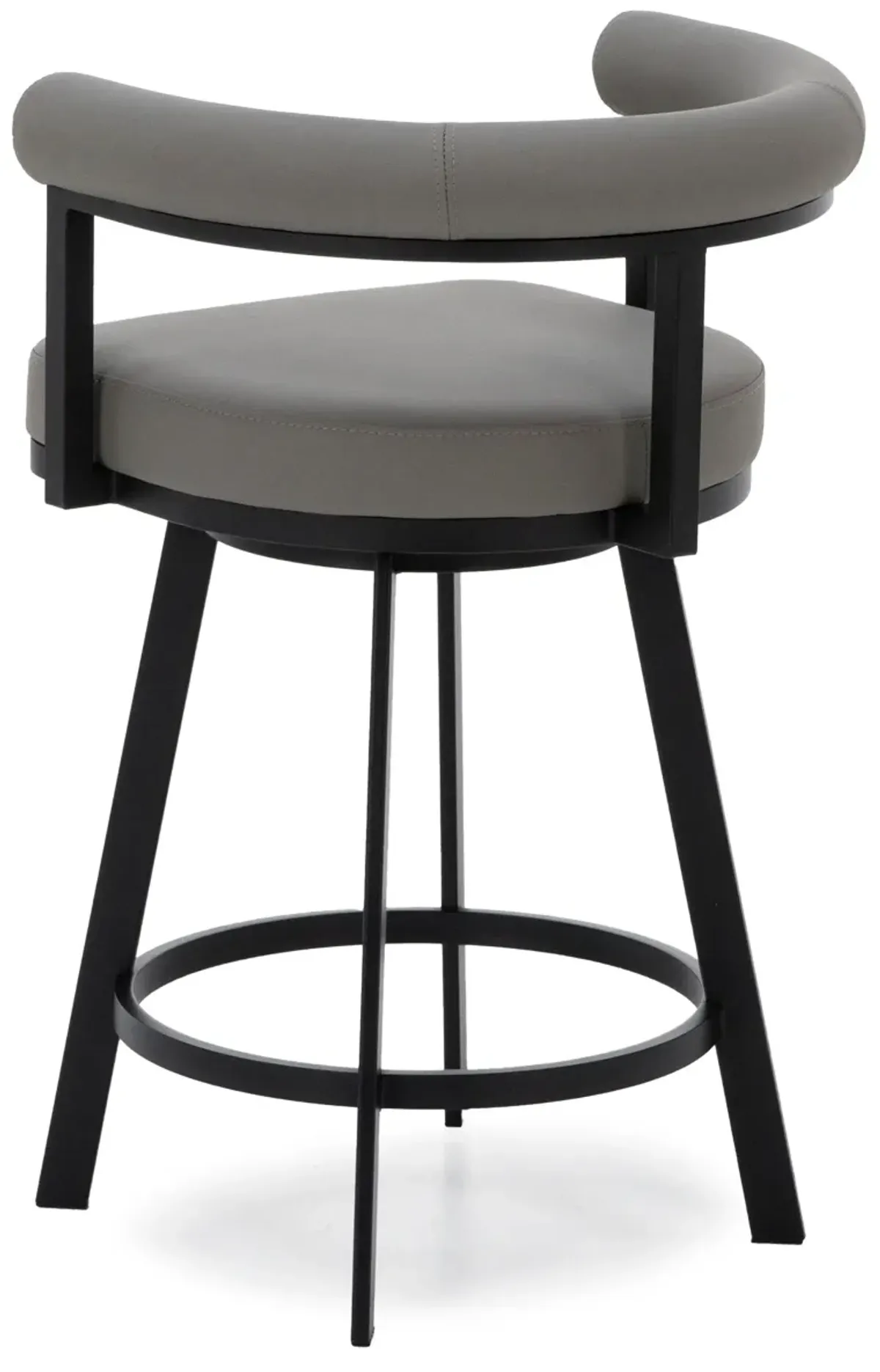 Magnolia 26" Swivel Stool In Light Grey Matte