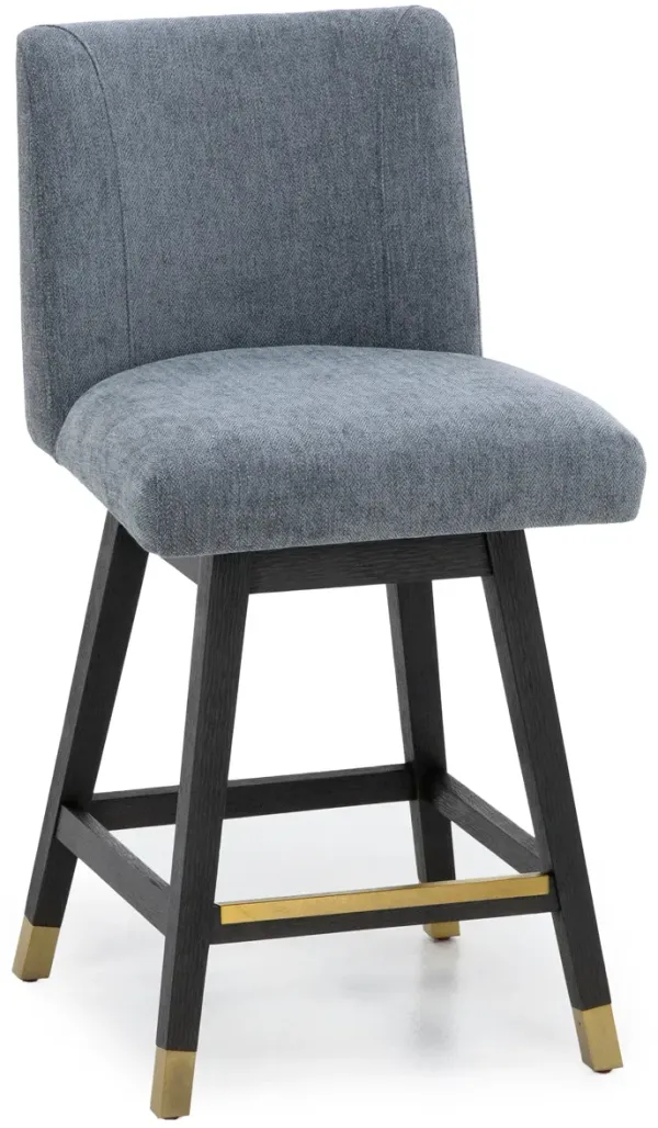 Isabella 26" Swivel Stool In Speckled Grey