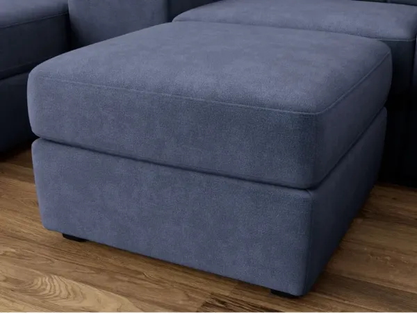 Drew & Jonathan Home Modular One Bumper Ottoman in Navy